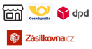 Způsob dopravy: osobní odběr, Česká pošta, DPD, Zásilkovna